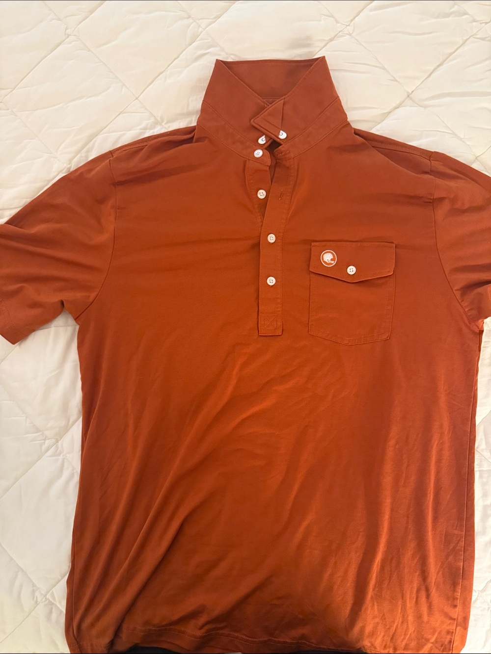 Criquet  Men's Short-Sleeve Texas longhorns polo worn once. Horns up!